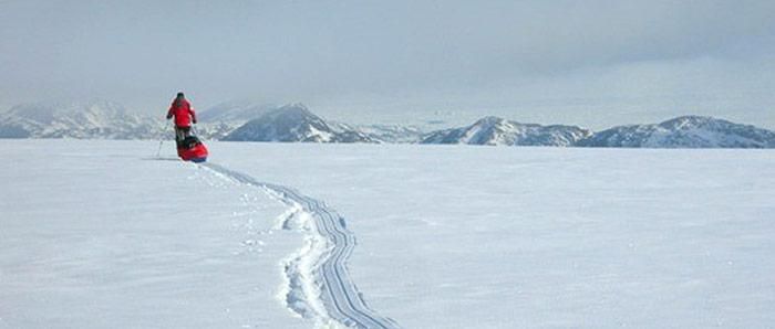 Engländerin alleine durch die Antarktis