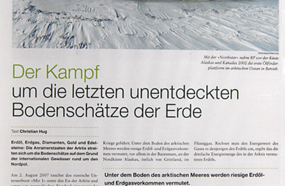 Artikel von PolarNEWS im Greenpeace-Magazin