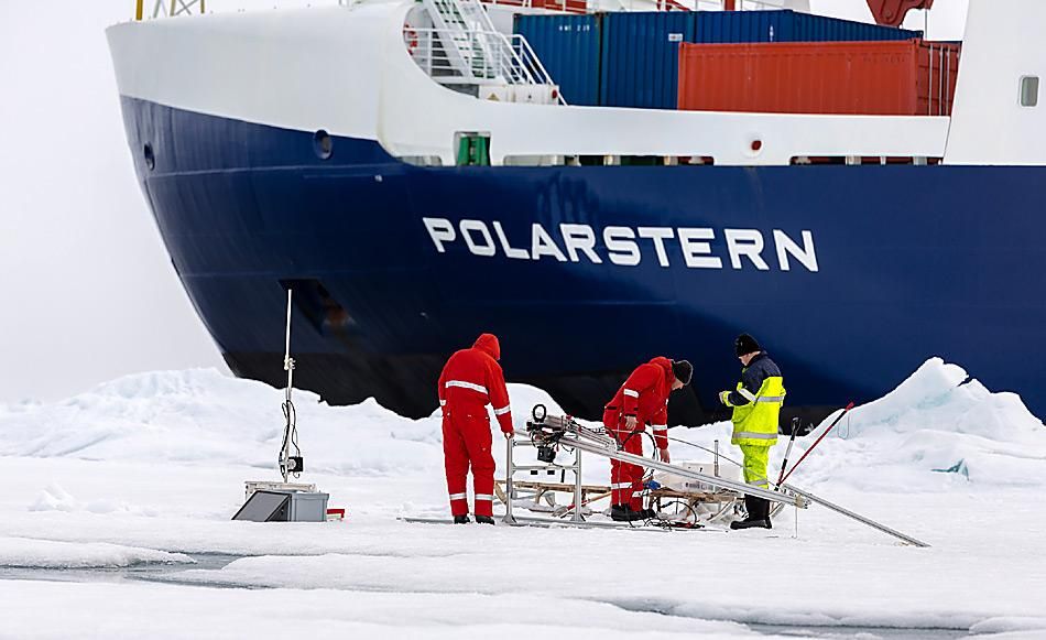 Meereis spielt eine wichtige Rolle im arktischen Methankreislauf